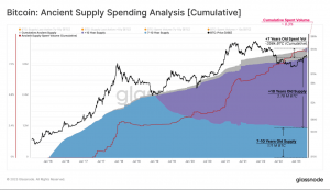 Gastos de suministro antiguo de Bitcoin (BTC)