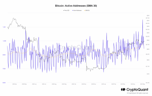 Direcciones activas de Bitcoin